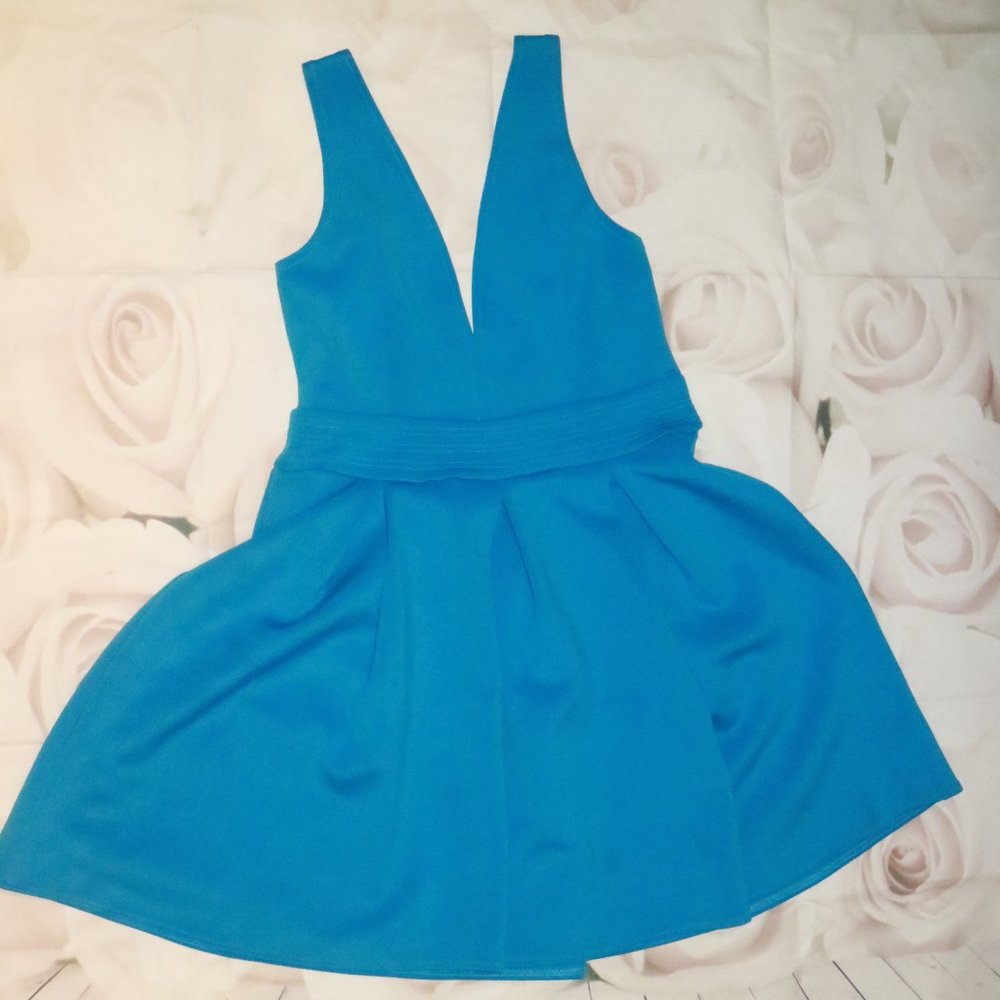 Blue Skater Dress
